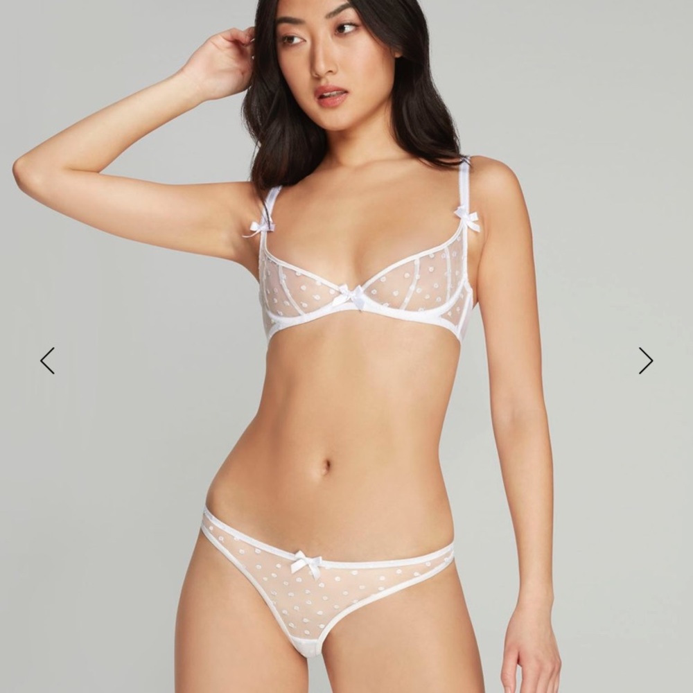 Agent Provocateur Brie demi bra in white